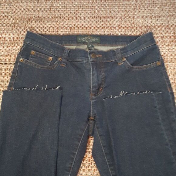 LR Raw Hem Petite Women's Modern Skinny Jean's Size 2P - Picture 3 of 7